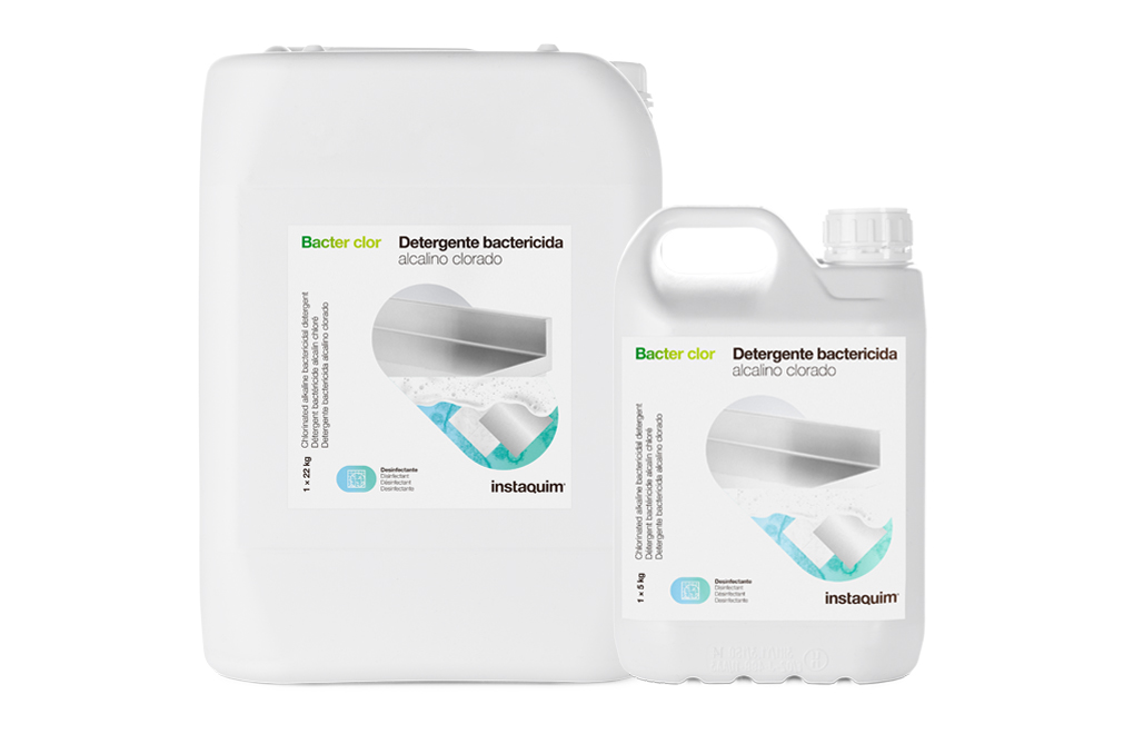 Bacter  Clor, Detergente bactericida alcalino clorado