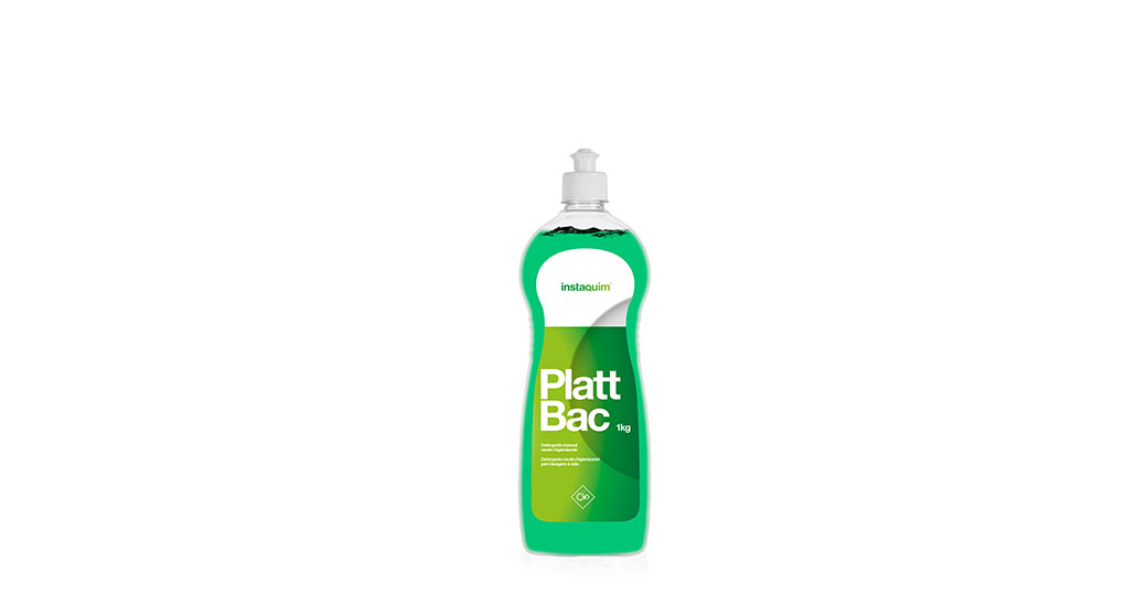 Platt Bac, Detergente neutro higienizador para lavagem à mão