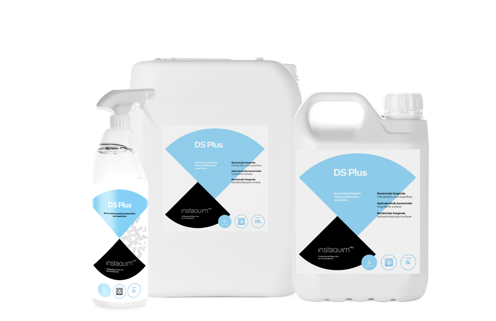 DS Plus, Bakterio i grzybobójczy środek do szybkiej dezynfekcji powierzchni w przemyśle spożywczym