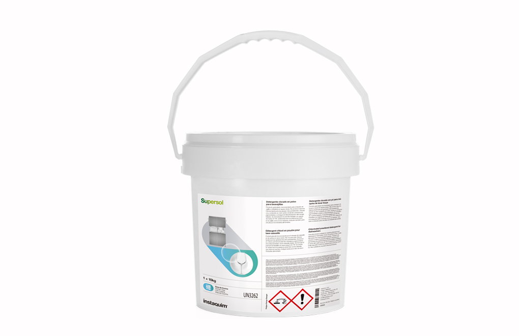 Supersol, Detergente clorado en polvo para lavavajillas