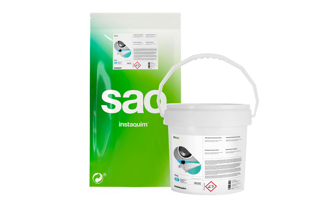 Drap, Highly alkaline detergent