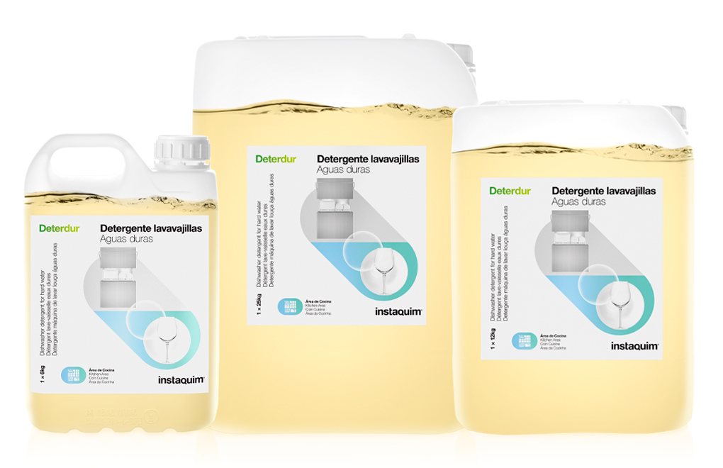 Deterdur, Detergente m&aacute;quina de lavar lou&ccedil;a &aacute;guas duras
