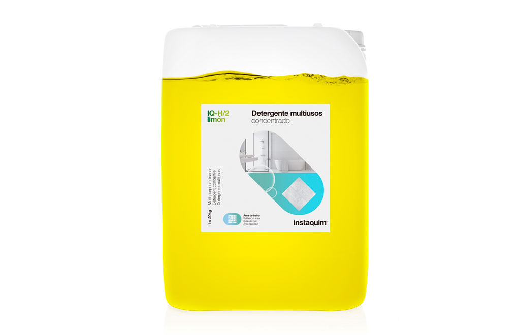 IQ-H/2 limón, Detergente multiusos concentrado