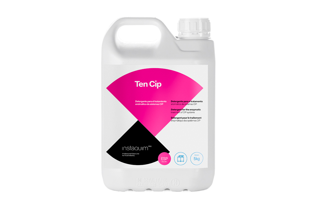 Ten Cip, Detergente para el tratamiento enzimático de sistemas CIP