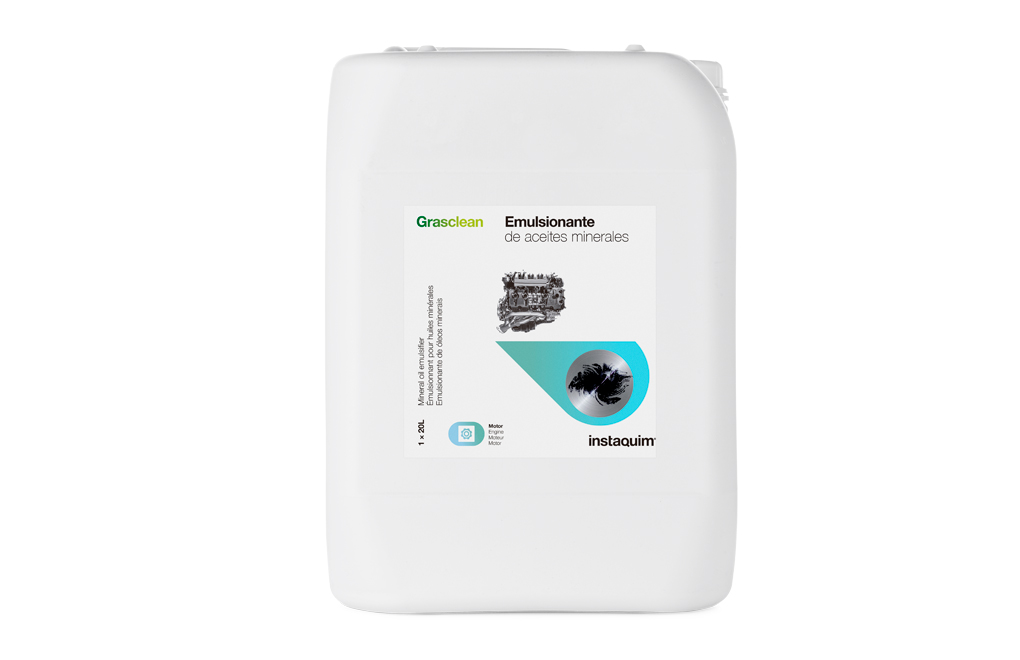 Grasclean, Środek emulgujący oleje mineralne.