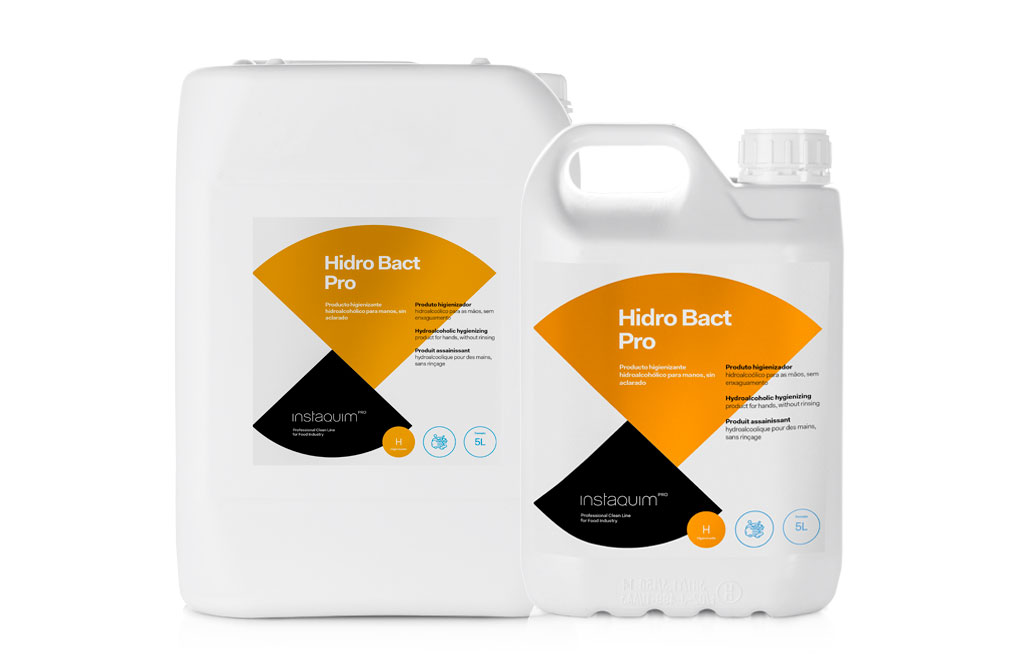 Hidro Bact Pro, Producto hidroalcoh&oacute;lico para el lavado de de manos, sin aclarado