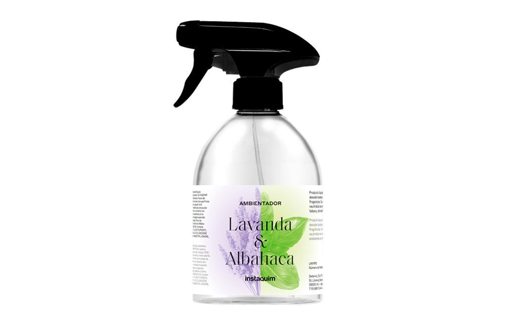 Ambientador Lavanda & Albahaca, Transforma tu espacio con el aroma relajante del ambientador de Lavanda y Albahaca